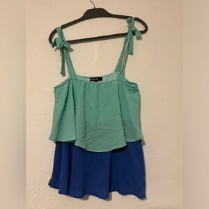 Tie up strapped blouse